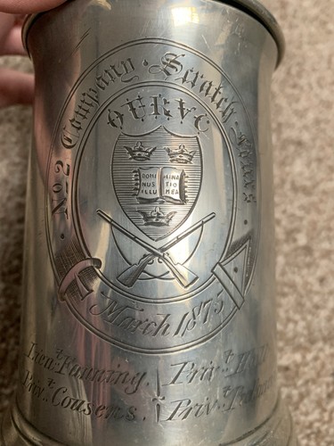 Pewter tankard from 2 - pewter,