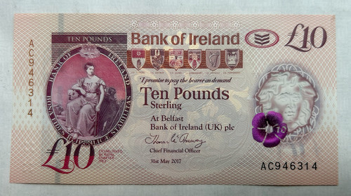Northern ireland pounds - 10,