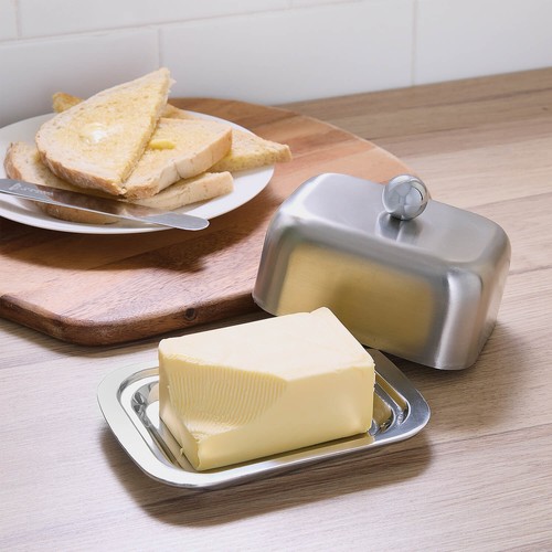 Double walled butter dish - butter,