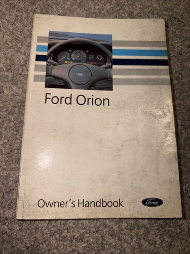 Original ford orion owners - original,