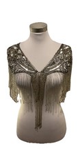 Vintage Beaded Sequin Cape