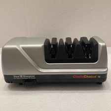 Chefs Choice Trizor XV knife Sharpener Electric 3 Stage Model 15 Tested 