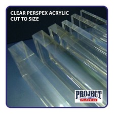 Clear Perspex Acrylic 4mm 5mm 6mm 8mm & 10mm Plastic Sheet Panels Cut To Size