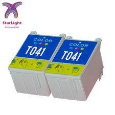 2 Tri-Colour Ink Cartridge For Use in Epson Stylus C62 CX3200