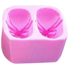 1 Piece Baby Bootie Silicone Fondant Mold DIY Mould Candle Soap Clay Mold  W3H1