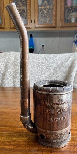 Vintage quart swing spout - 1,