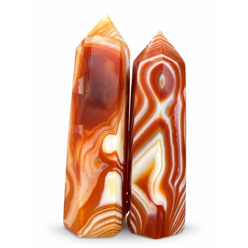 Natural red agate crystal - agate,