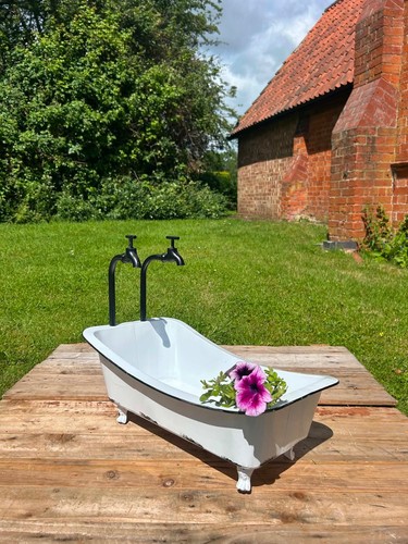 Vintage style white - white, enamel