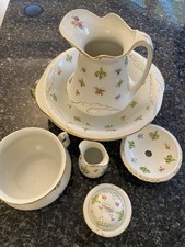 Antique Ewer, Basin, Soap
