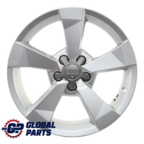 Audi silver alloy wheel - audi,