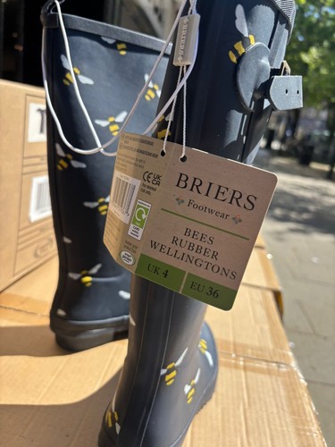 Briers wellies navy blue size - briers,