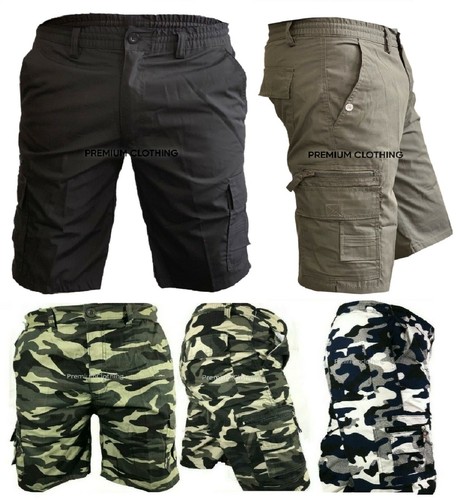 Mens army camouflage cargo - camouflage,