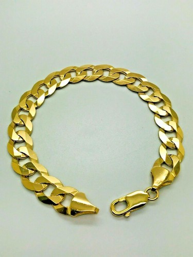 9ct gold curb bracelet - 9ct,