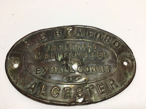 Vintage bomford exhall - e,