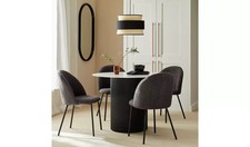 Argos Home Black Dining Table
