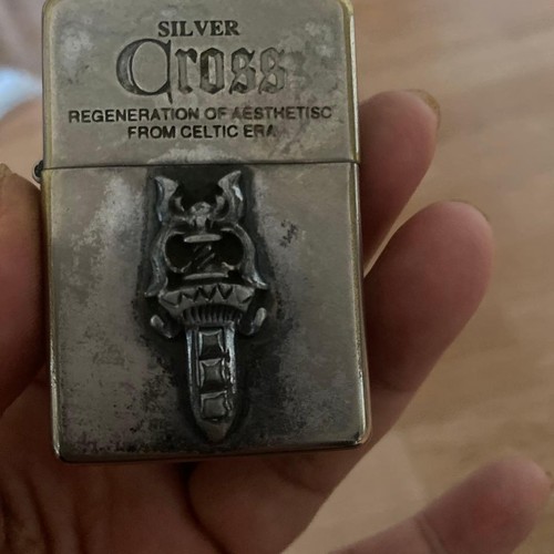 Zippo silver cross - zippo,