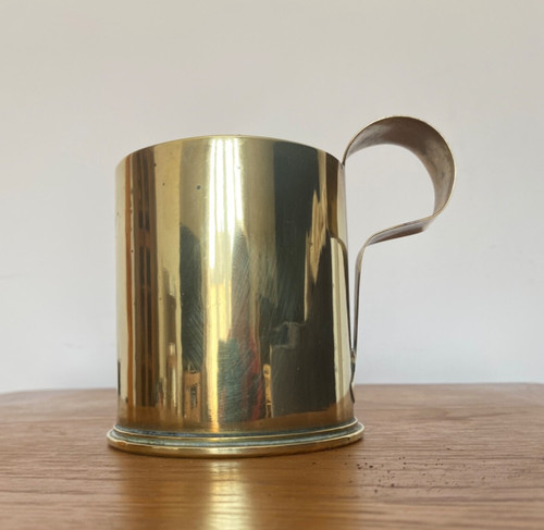 Brass trench art shell case - trench,