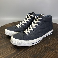 Converse Star Player S II Mid Shoes Mens Size 9 Navy Blue Canvas Skate Sneakers