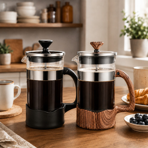Glass cafetiere french press - glass,