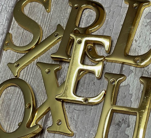 Brass letters z 3 - letters,, 3"