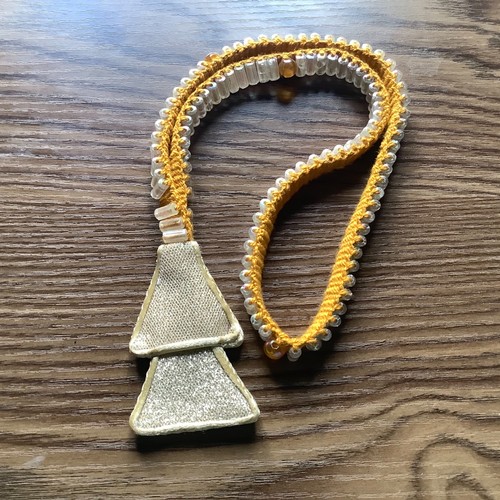 Gold yellow bead lestovka - yellow,