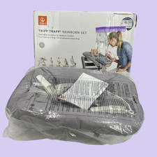 Stokke Tripp Trapp Newborn Set - Gray Up to 20lbs Chair into Infant Seat #NO7728
