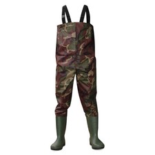 Dirt Boot® Camo Nylon Chest Waders 100% Waterproof Fly Coarse Fishing Muck Wader
