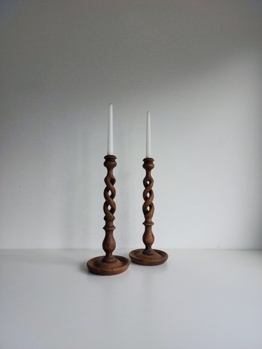 Wooden twisted turned - twisted,