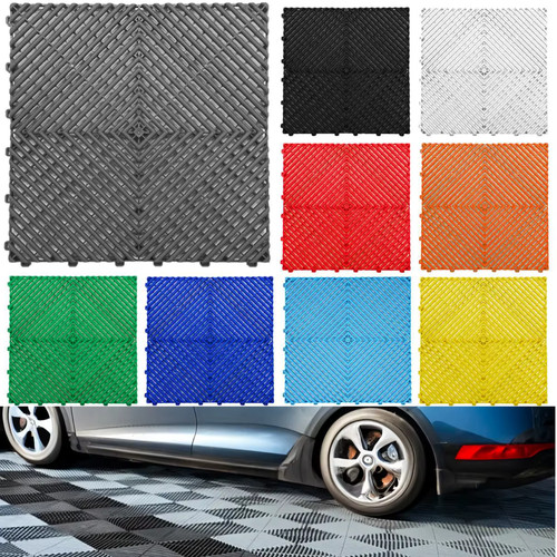 Interlocking garage floor - interlocking,