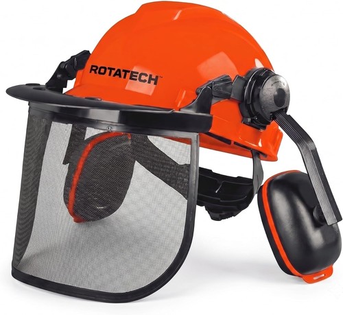 Chainsaw helmet mesh visor - helmet,