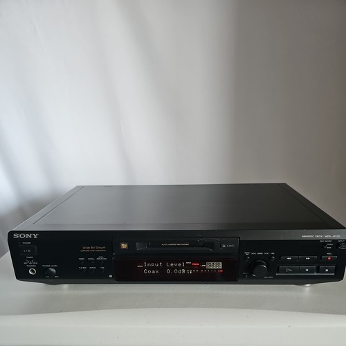 Sony mds je520 minidisc deck - sony, mds-je520