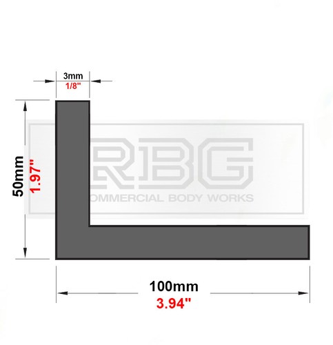Aluminium angle equal - equal, &