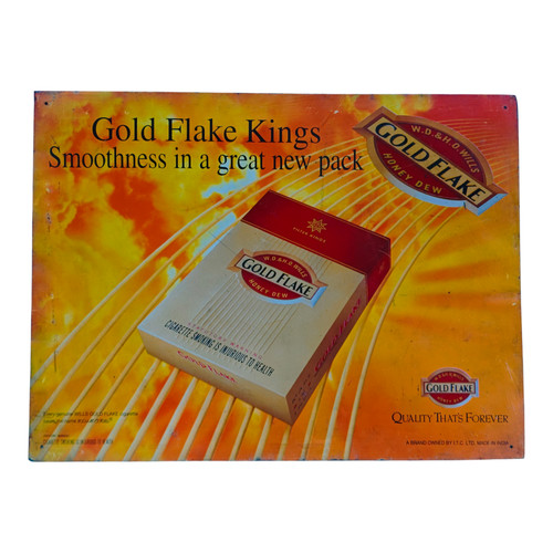 Vintage old antique gold flake - old,