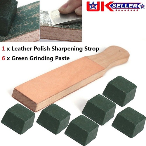 Dual sided leather blade strop - dual,