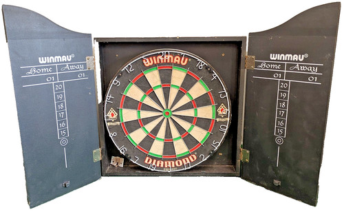 Winmau diamond dart board - board, in