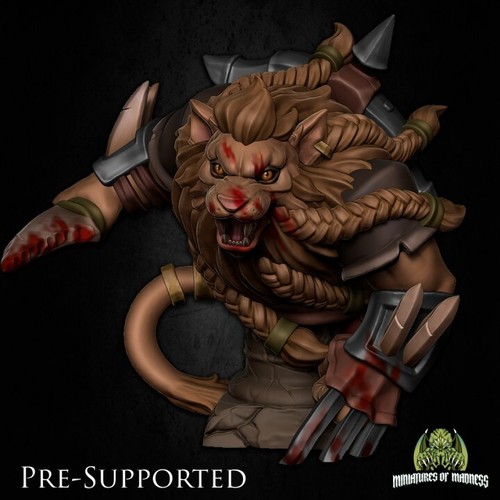 Resin model figure bust - model,
