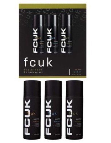 Fcuk bodyspray trio - fcuk, set