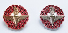 Parachute Regiment Remembrance 26 mm lapel badge or Walking Stick Mount