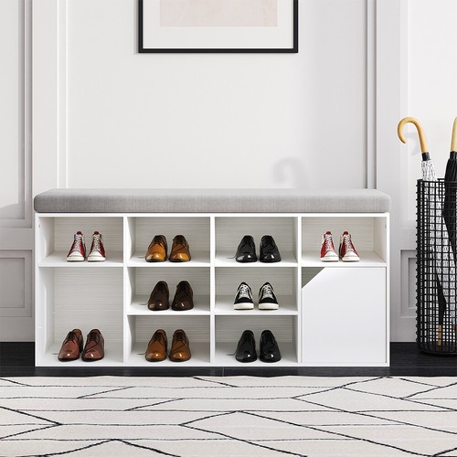 Shoe bench hallway wooden rack - shoe,