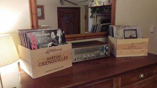 Vinyl record storage box - vinyl,