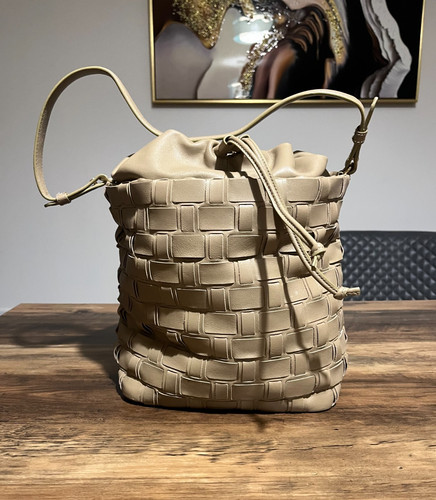 Zara women bucket bag woven - women's,