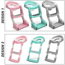 Kid Children Baby Potty Training Toilet Seat Toddler Urinal Chair Ladder Trainer