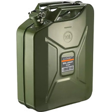 Xtremeauto 20 10 LITRE JERRY CAN GREEN STORAGE FUEL PETROL DIESEL CONTAINER