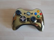 Microsoft Xbox 360 Wireless Controller Original Pad LIMITED D-PAD CHROME GOLD