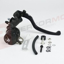 Brembo 19x18 Forged Radial Front Brake Master Cylinder + Smoked Reservoir Kit
