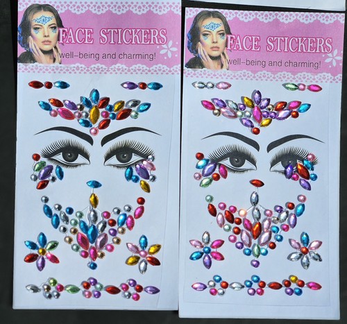 Small sheets face gems - face,