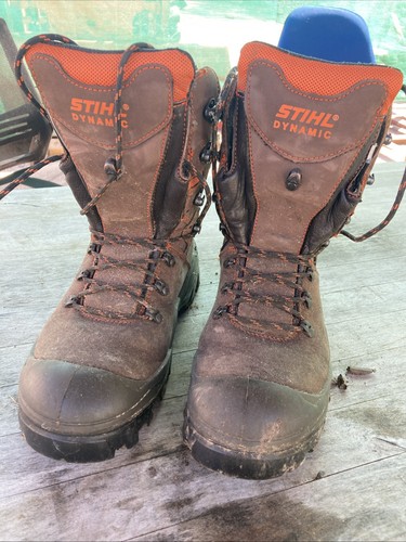 Stihl dynamic chainsaw - chainsaw, boots