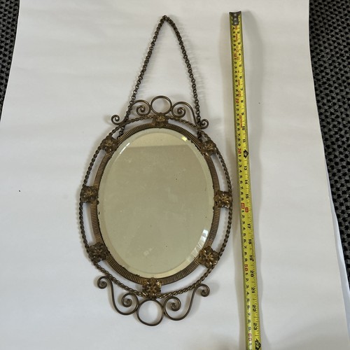 Antique wall mirror bevel edge - antique,