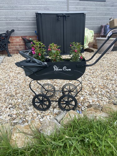 Vintage pram 1950 - vintage,