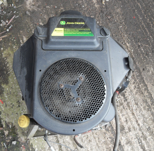 Ride mower vertical 16hp - on,